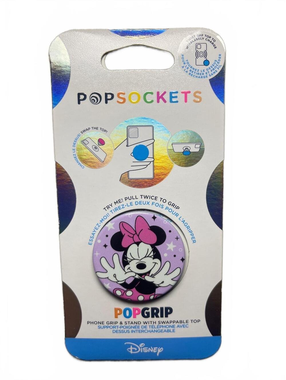 Minnie Mouse PopSocekts PopGrip Swappable Phone Grip and Stand Disney NEW